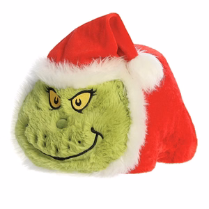 Grinch Spudsters jõuluvana kostüümis plüüslelu/padi, 25 cm