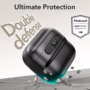 ESR Pulse Halolock MagSafe ümbris AirPods 4 jaoks, must