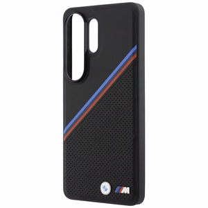 BMW Tricolor Metal Logo MagSafe Ümbris for Samsung Galaxy S26 Ultra - must