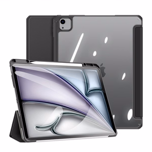 Dux Ducis Toby ümbris with flap and stand jaoks iPad Air 13" 2024 / iPad Pro 12.9" 2018-2022 - must