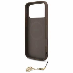 Guess 4G Charms Collection MagSafe ümbris jaoks iPhone 17 Pro Max - brown
