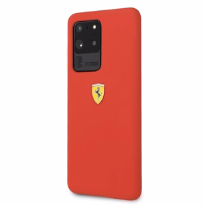 Ferrari жёсткий чехол FESSIHCS69RE S20 Ultra G988 красный/красный Silicone