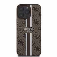 Guess 4G Printed Stripes MagSafe iPhone 16 Pro Ümbris - Brown