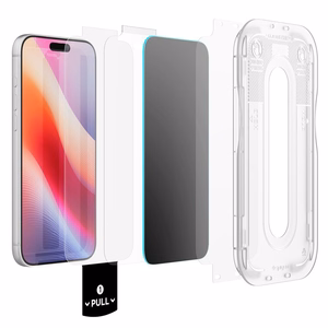 Spigen Glas.tR EZ Fit Pro HD AC privaatsusfiltriga karastatud kaitseklaas mudelile iPhone 18 Pro Max