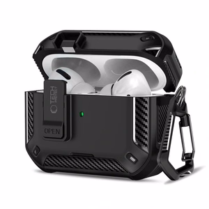 Tech-Protect Carbonox MagSafe ümbris jaoks AirPods Pro - must
