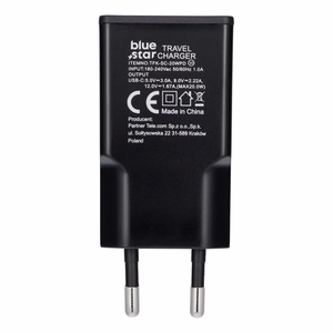 Phone Laadija sinine Star Slim GaN USB C QC4.0 PD 3A 20W TFK-SC-20WPD must