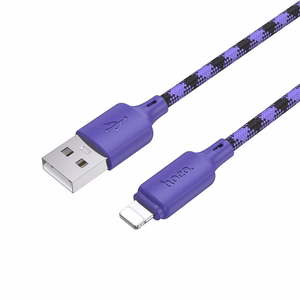 Kaabel USB A to Lightning Hoco 2,4A 1 m X116 gradient purple