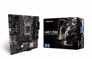Biostar H610MT-E emaplaat Intel H610 LGA 1700 micro ATX