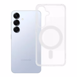 CLEAR MAG ÜMBRIS (MID) compatible with MagSafe jaoks SAMSUNG S25 läbipaistev