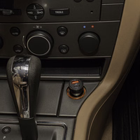 Forever CC-06 PD QC autolaadija 1x USB-C 1x USB 20W must + USB-C - USB-C kaabel 60W