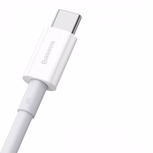 USB kaabel Baseus Superior valge Type-C 100cm (kuni 66W / 6A)