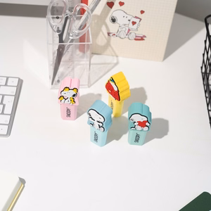 Snoopy - Highlighter Set 4 Colors with 3D Topper