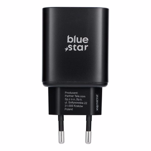 Blue Star USB-C laadija (iPhone 17 Pro / Pro Max) SFC 2.0 3A 60W, must