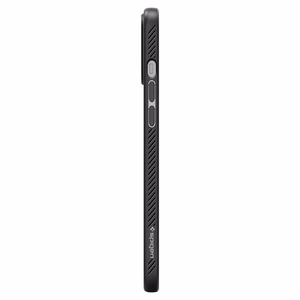 Spigen Liquid Air ümbris iPhone 12 / iPhone 12 Pro jaoks - matt must