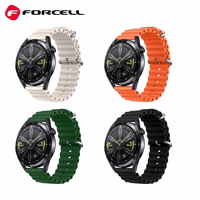 Strap to Samsung Galaxy Watch Forcell Forcell F-Design FS01 Silikoon holes 22 mm must