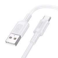 Borofone Kaabel BX111 Feliz - USB to Type C - 3A 1 metre valge
