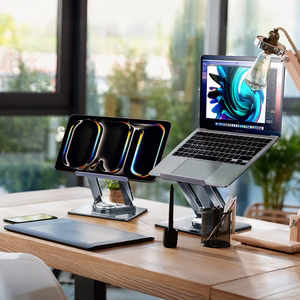 Wozinsky WRS-CPY84SS Aluminum Laptop and Tablet Alus + Free Smartphone Alus - hõbedane