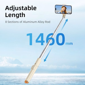 TECH-PROTECT L09S BLUETOOTH SELFIPULK STATIIVIGA BEIGE