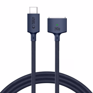Tech-Protect MMC01 Ultraboost USB-C / MagSafe 3 140W 300cm kaabel mudelile MacBook, tumesinine