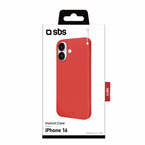 SBS Instinct iPhone 16 ümbris - punane