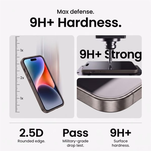 Tech-Protect Easy Set+ 2-osaline karastatud klaasist kaitsekomplekt ekraanile ja kaamera objektiividele mudelile iPhone 18 Pro