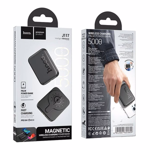 Powerbank compatible with MagSafe Hoco 5000 mAh QC PD 18W J117 must