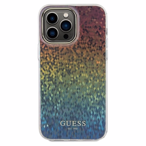 Guess IML Faceted Mirror Disco Iridescent ümbris jaoks iPhone 13 Pro Max - multicolored