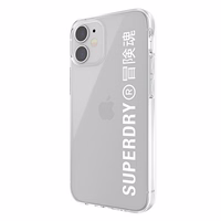 SuperDry Snap iPhone 12 mini Clear Case valge 42593