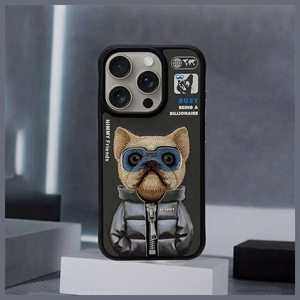 NIMMY чехол COOL&CUTE 2.0 Dog для iPhone 15 Pro Max чёрный