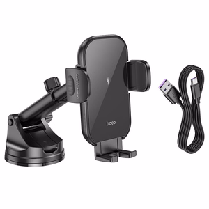 Juhtmevaba car phone Hoidja Hoco 15 W windshield / dashboard HW5 must