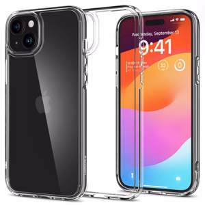 Spigen Ultra Hybrid iPhone 15 Plus Ümbris - läbipaistev