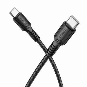 Borofone Kaabel BX116 Certain - Type C to Type C - PD 60W 3A 1 metre must