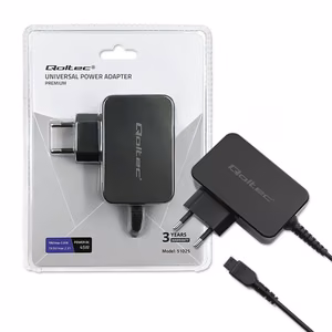 Qoltec 51025 toiteadapter must