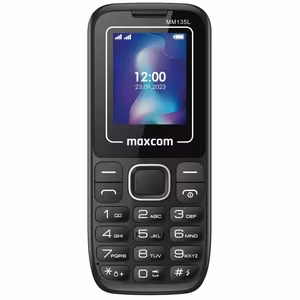 Mobiiltelefon - MAXCOM MM 135 LIGHT kahe SIM-kaardiga must-sinine