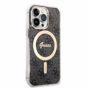 Set Guess GUBPP13LH4EACSK Ümbris+ Charger iPhone 13 Pro must/must hard ümbris 4G Print MagSafe