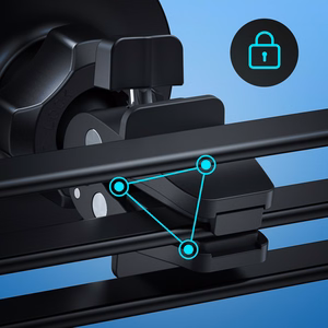 Crong Carclip Magnetic magnetiline auto telefonihoidik, MagSafe'iga ühilduv, must