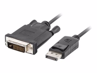 Lanberg DisplayPort DVI kaabel 1.8m must