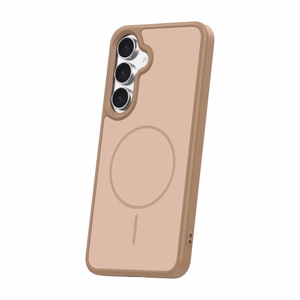 Frame Thin Mag ümbris for Samsung Galaxy S25 pruun
