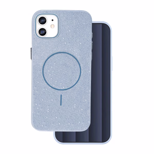 Glitter Thin Mag ümbris jaoks iPhone 11 sinine