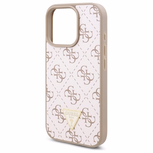 Guess New 4G Triangle Ümbris jaoks iPhone 16 Pro - valge