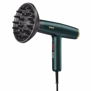 BaByliss Air Power Pro D6555DE – 1700 W iooniline föön, roheline/kuldne