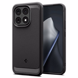 Spigen Rugged Armor Ümbris jaoks Xiaomi 15T - must
