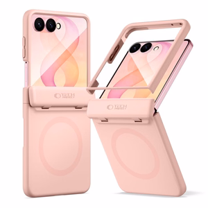 Tech-Protect Kevlar Aura ümbris seadmele Samsung Galaxy Z Flip 8, MagSafe-ühilduv – roosa