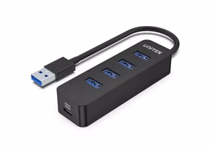 UNITEK H1117A aktiivne USB-A jaotur 4x USB-A 3.1, 10W