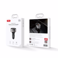 XO autolaadija CC61 PD QC 3.0 100W 1x USB 1x USB-C 1x Lightning hall