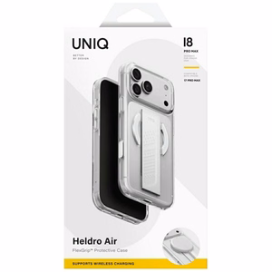 Uniq Heldro Air Magclick Charging ümbris iPhone 18 Pro Max / 17 Pro Max – läbipaistev
