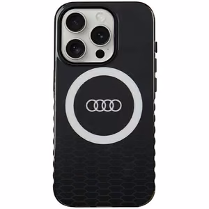 Audi IML Big Logo MagSafe ümbris jaoks iPhone 15 Pro - must