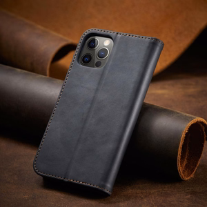 Magnet Fancy Case Case iPhone 12 Pro Max ümbris rahakott kaardihoidja must
