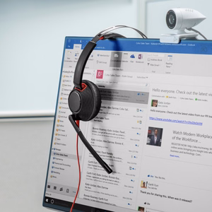 HP Poly Blackwire 5220 stereo USB-C kõrvaklapid + 3.5mm pistik + USB-C/A adapter