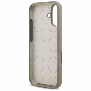 GUESS ümbris jaoks IPHONE 17 GUHCP17SSC4GSMW (Silicone W/ Big 4G Script) brown